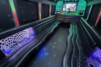 Lake Charles Limo Bus Interior