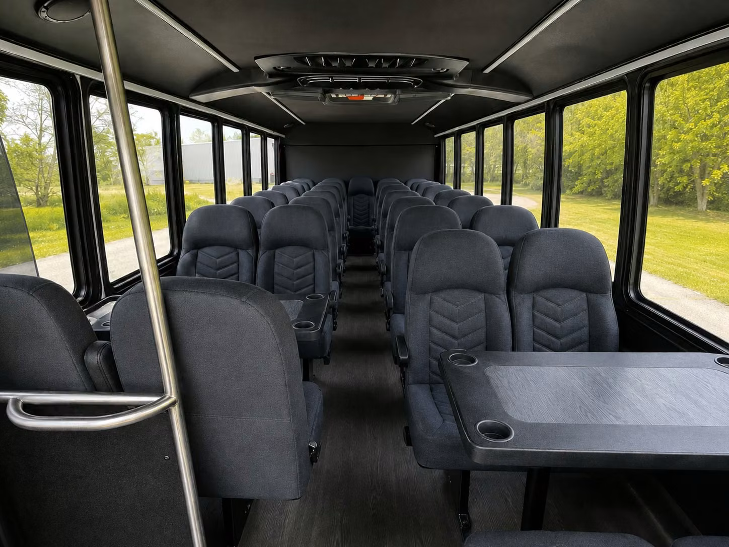 15 passenger minibus inside