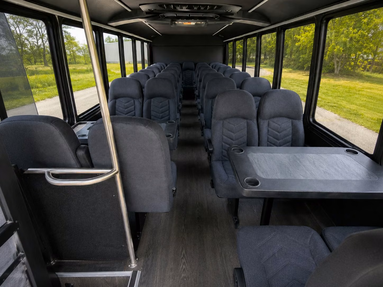 15 passenger minibus interior