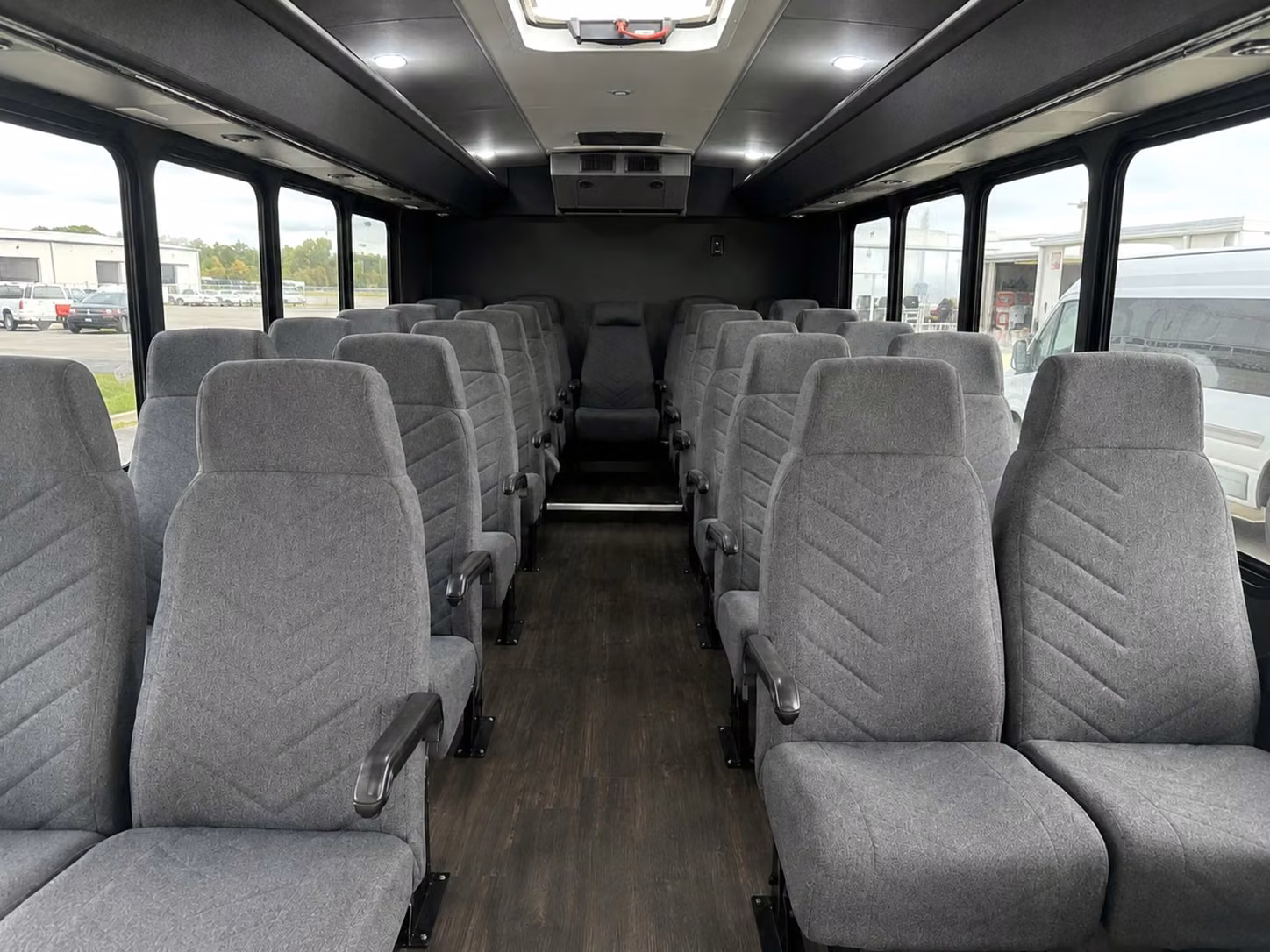 18 passenger minibus interior