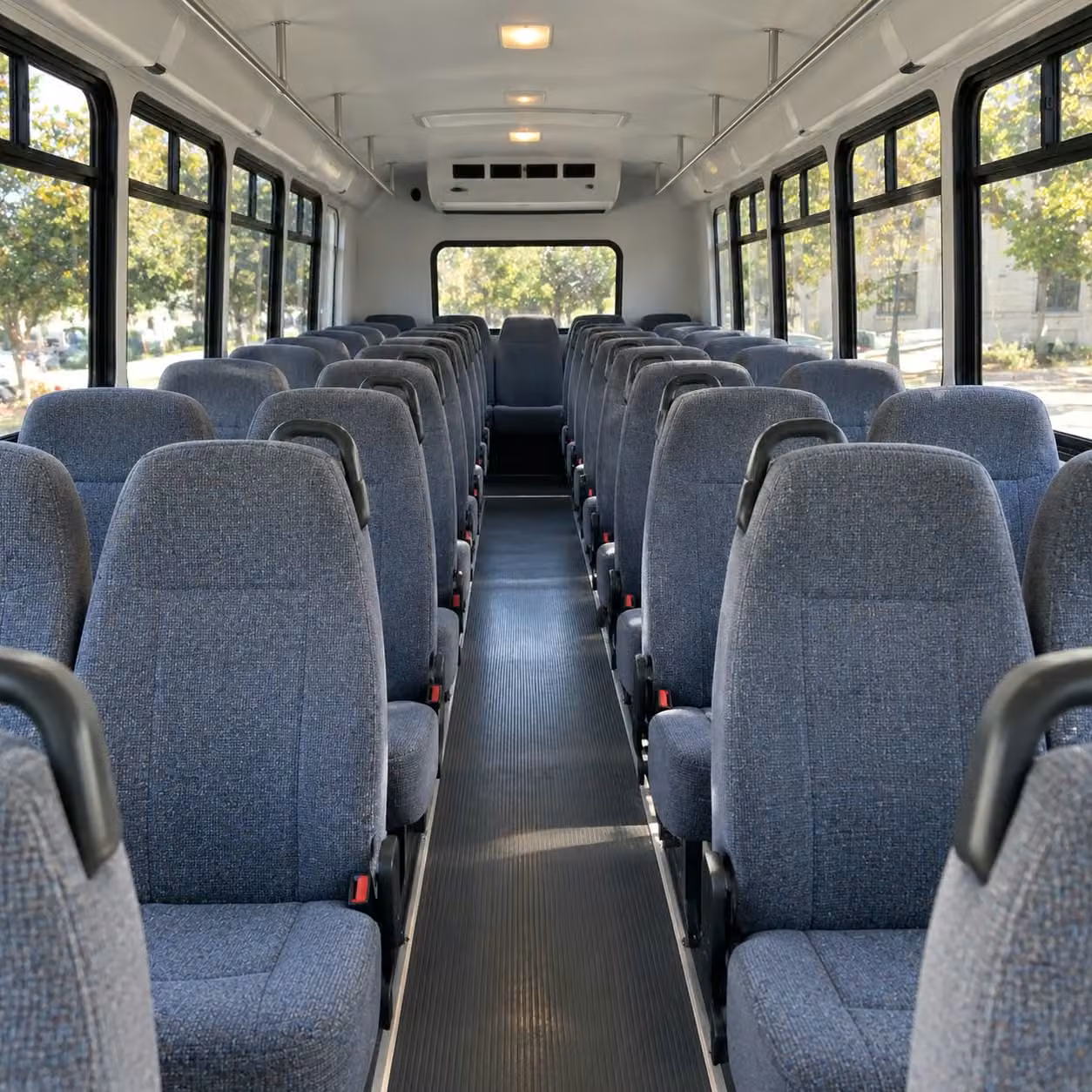 25 passenger minibus interior