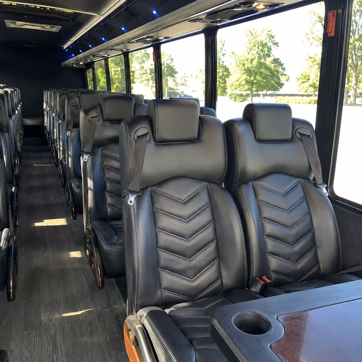 28 passenger minibus inside