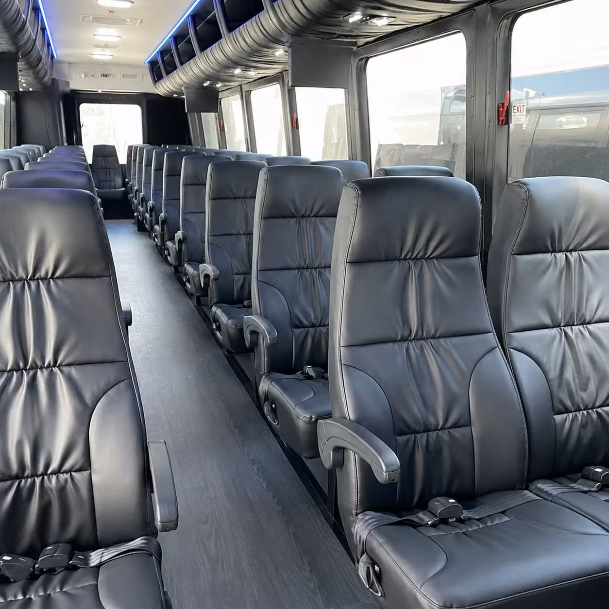 30 passenger minibus inside