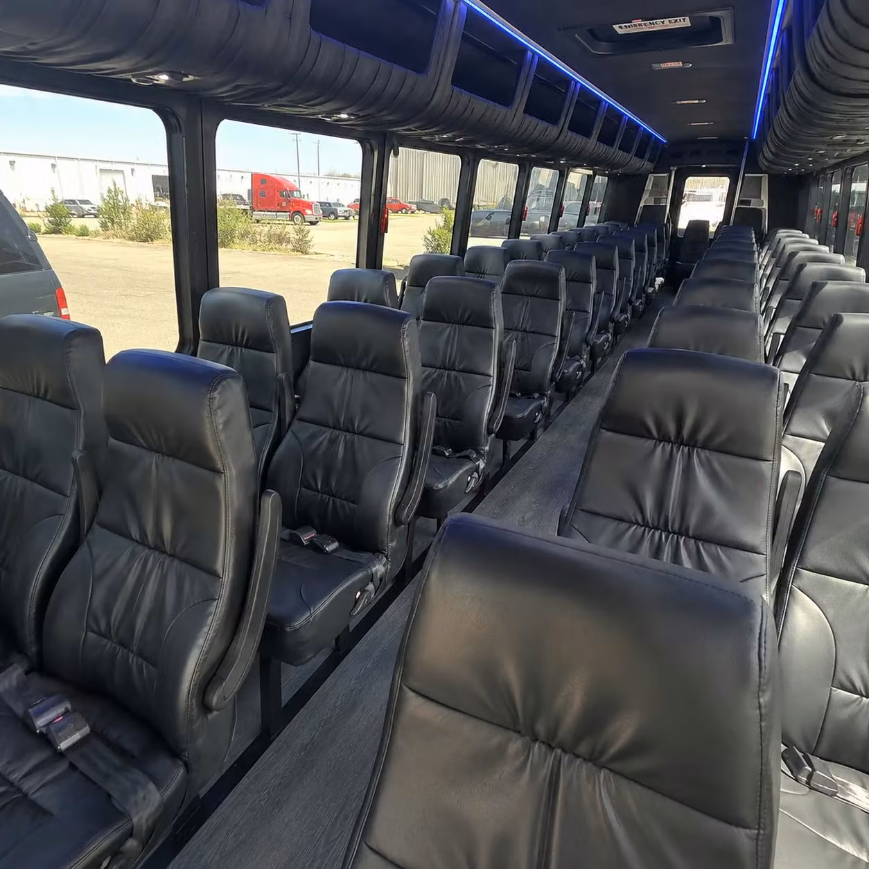 35 passenger minibus inside