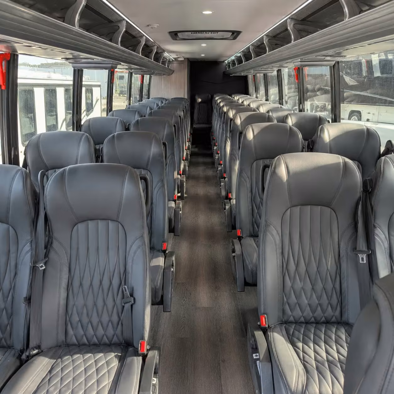 35 passenger minibus interior
