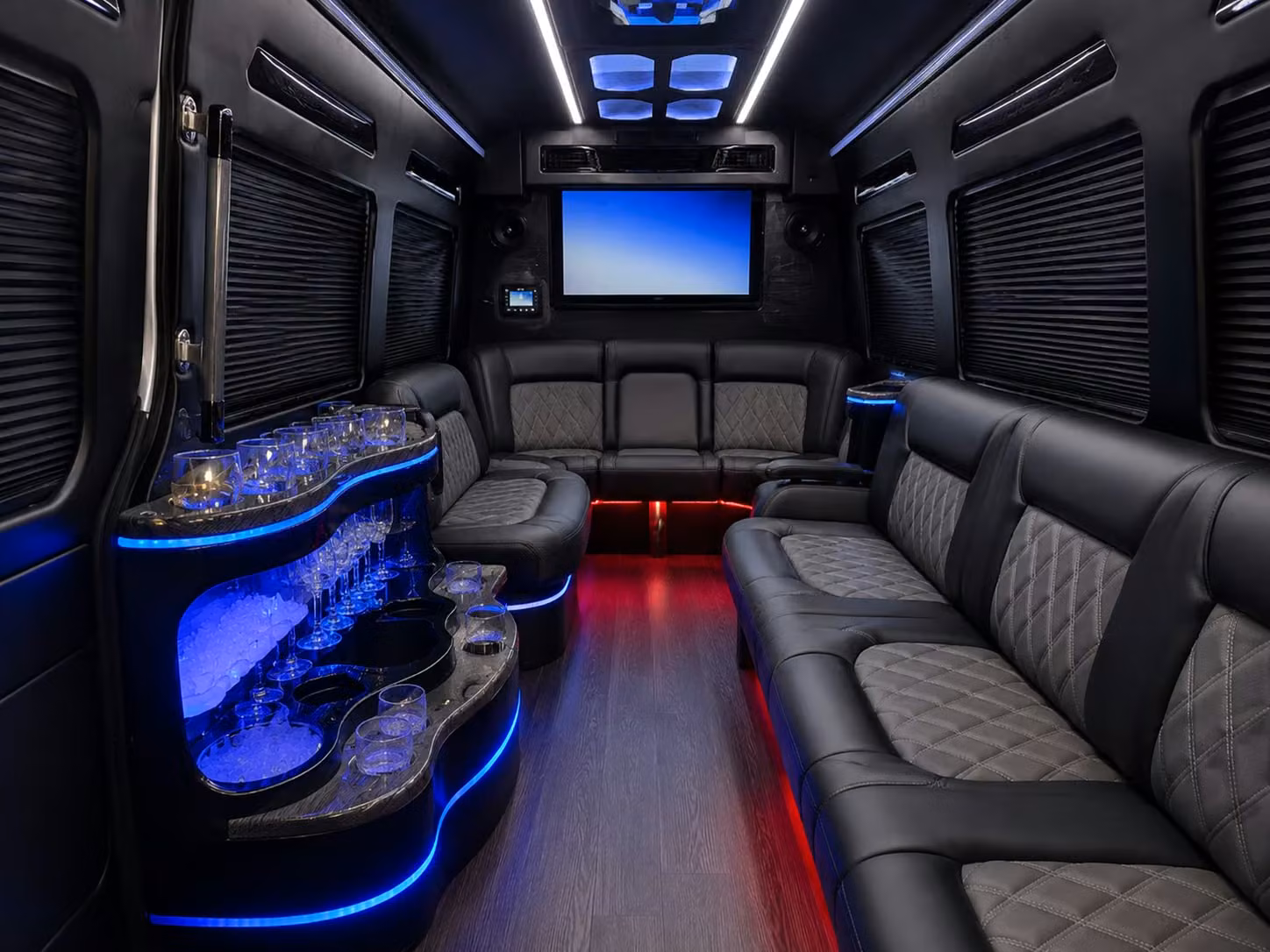 bus rental options for lake charles trips
