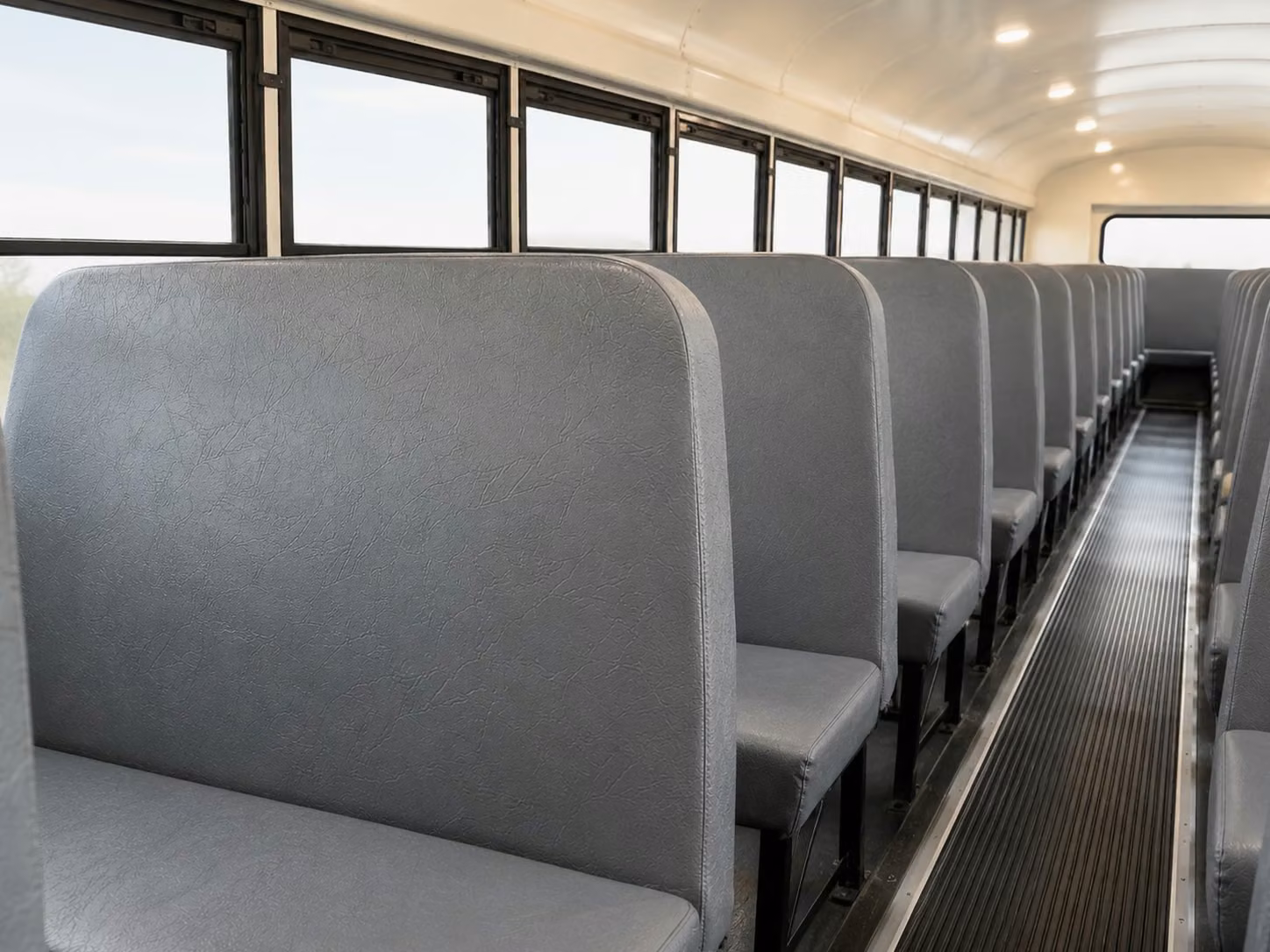 school bus interior